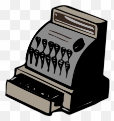 Kostenlose Schublade Und Möbel - Old Cash Register Clipart Emoji