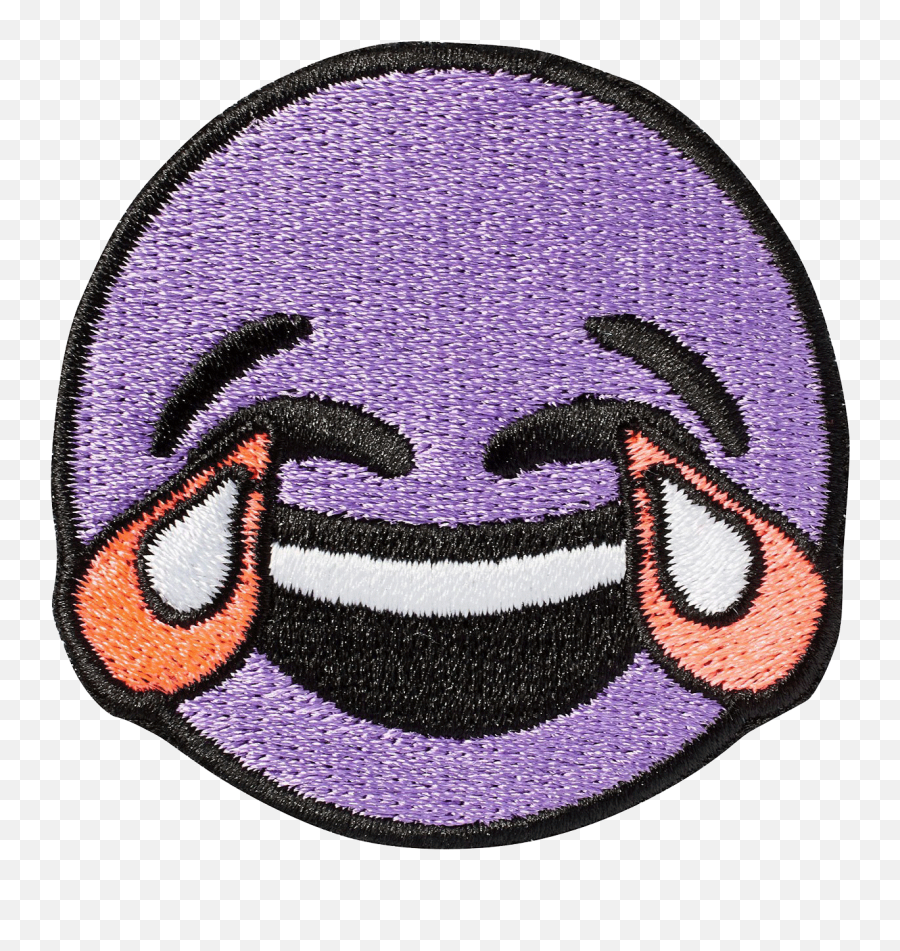 Download Crying Laughing Emoji Sticker Patch - Transparent Crying Laughter Emoji,Laughing Crying Emoji
