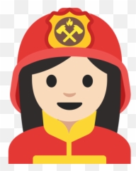 Light Skin Tone Emoji - Clip Art,Fireman Emoji