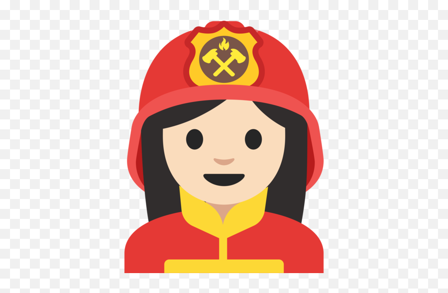 Light Skin Tone Emoji - Clip Art,Fireman Emoji