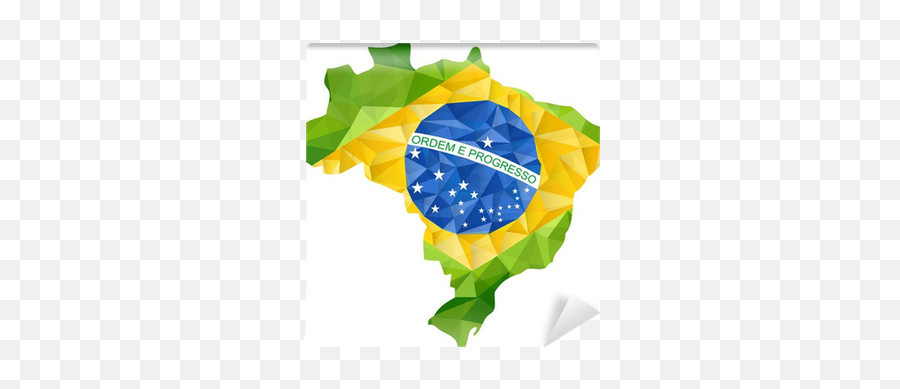 Brazil Vector Blue Yellow Abstract - Mapa Brasil Com A Bandeira Emoji,Creole Flag Emoji