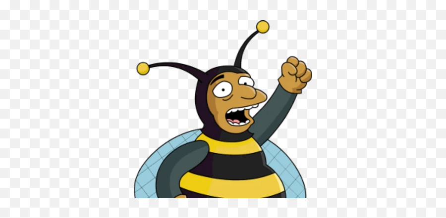 Bumblebee Man - Simpsons Bumblebee Man Head Emoji,Bumblebee Emoji