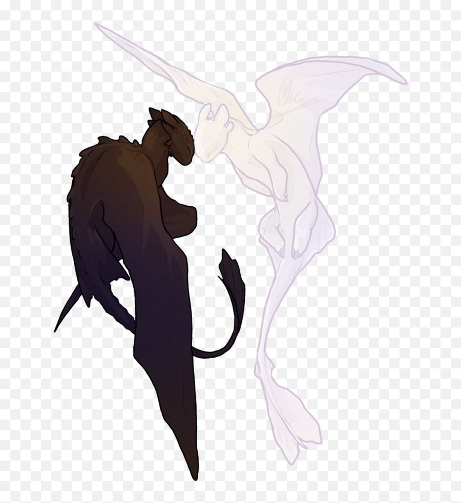 Lightfury Httyd3 Nightfury Furianocturna Furialuminosa - Night Fury Flying Drawing Emoji,Flying Kiss Emoji