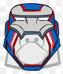 Helmet Clipart Patriot - Club Penguin Hockey Emoji