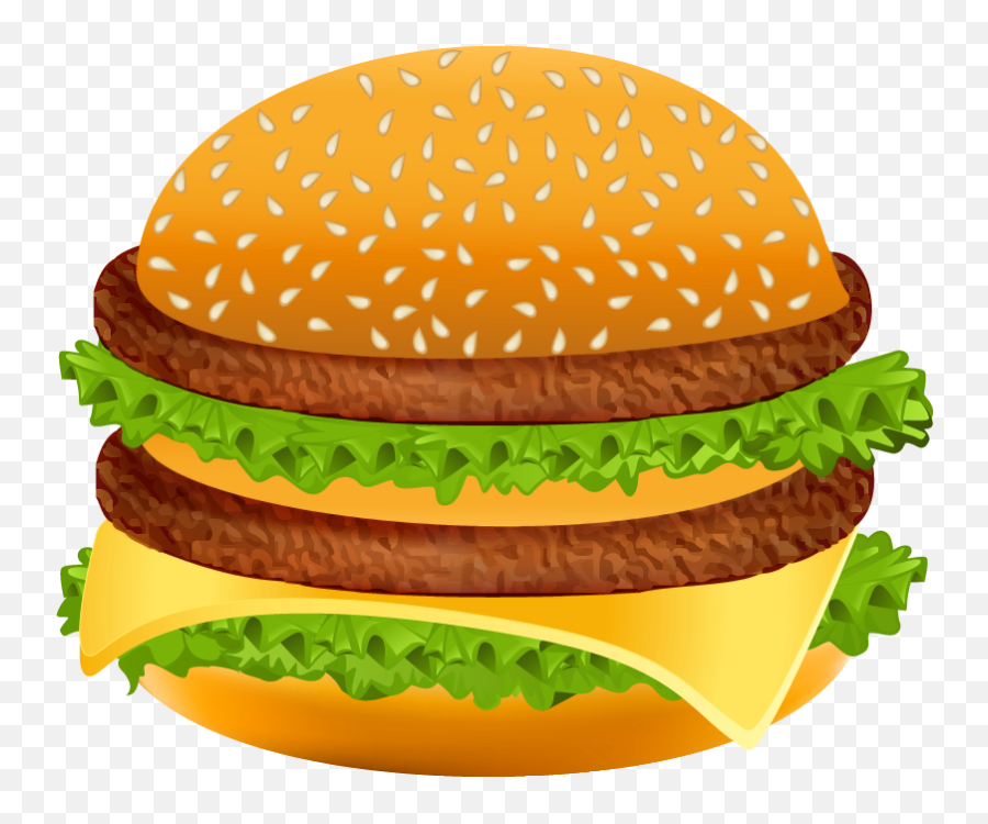Clipart Transparent Background Hamburger - Clipart Hamburger Emoji,Burger Emoji Png