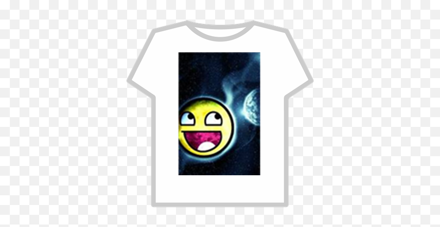 Epic Smiley In Space - Roblox Roblox T Shirt Boss Emoji,Space Emoticon