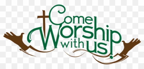 Worship With Us Clipart - Church Service Emoji
