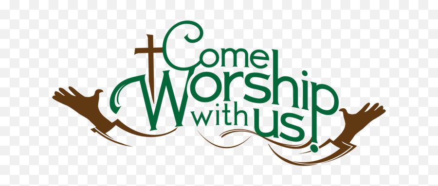Worship With Us Clipart - Church Service Clipart Emoji,Praise Jesus Emoji