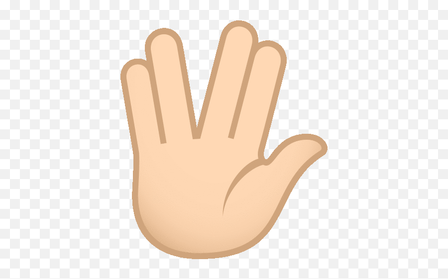 Vulcan Salute Joypixels Gif - Hand Emoji,The Spock Emoji