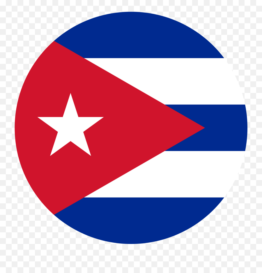 Cuba Flag Emoji - Cuba Flag Circle Png,Croatia Flag Emoji