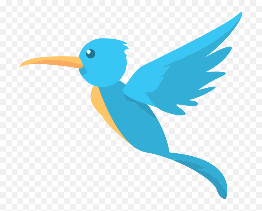 Duck Bird Cartoon Clip Art - Blue Flying Bird Vector Png Portable Network Graphics Emoji,Flying Bird Emoji