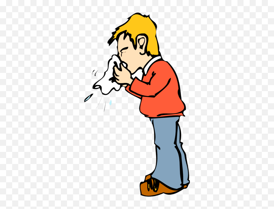 Blowing Nose Clipart - Blow Your Nose Clipart Emoji,Nose Blowing Emoji