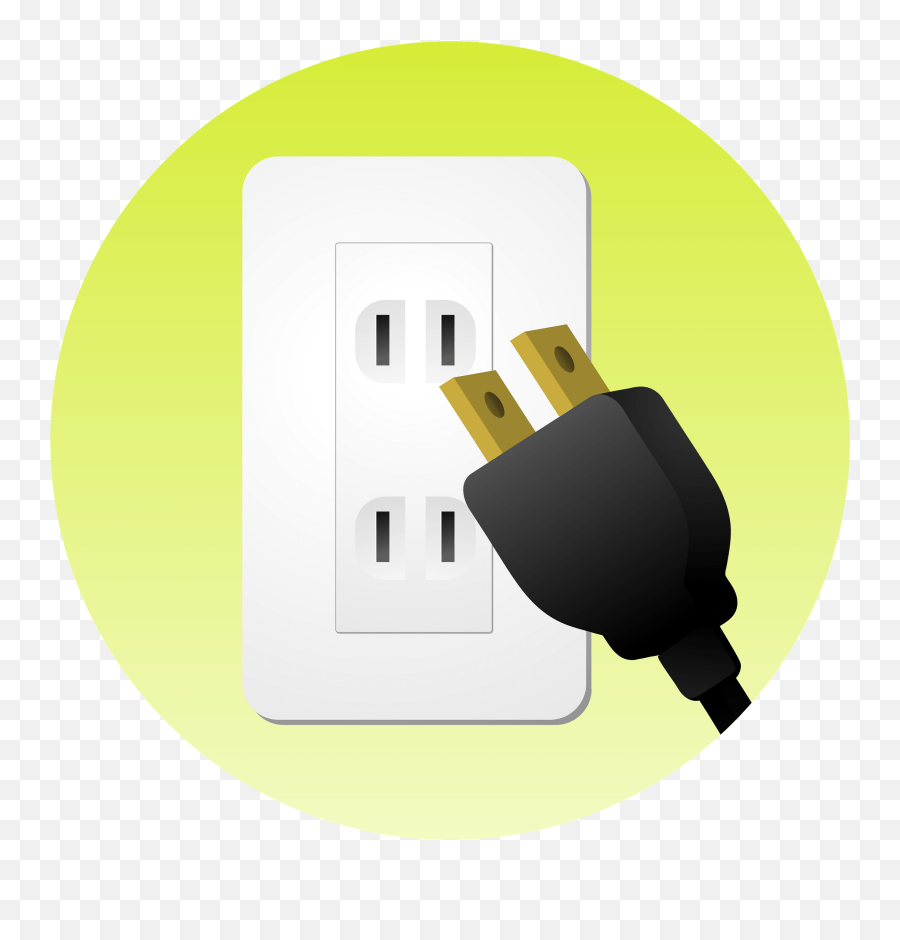 Ac Power Plug And Socket Clipart - Portable Emoji,Emoji Plug