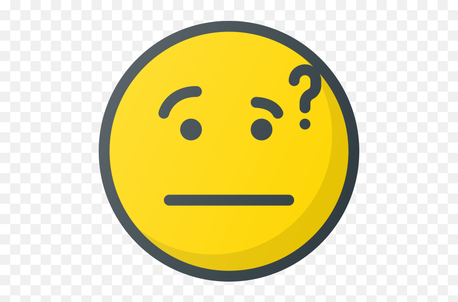 Emoji Emote Emoticon Emoticons Thinking Icon - Guiño Pensando,Thinking Emoji