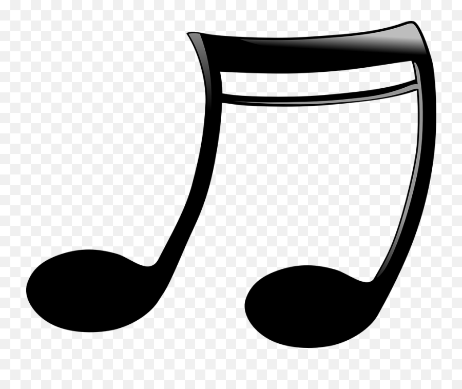Free Melody Music Vectors - Note I Violinski Klju Emoji,Music Notes Emoticon