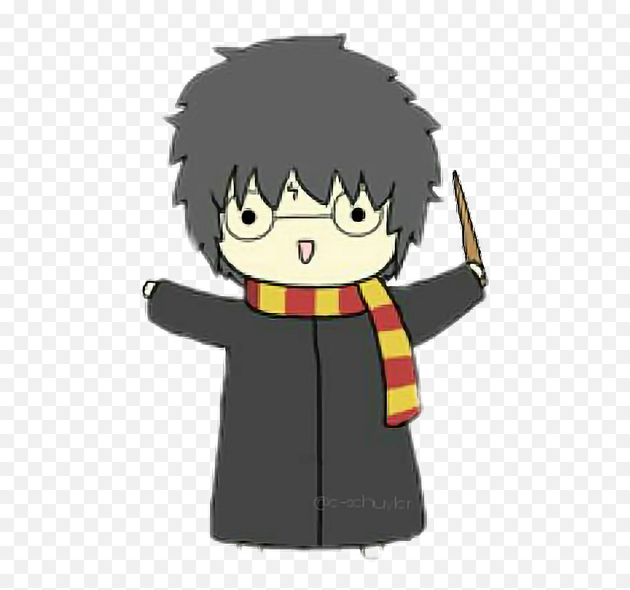 Harrypotter Harry Potter I Dunno Im Bored And In Need - Harry Potter With His Friends Drawing Emoji,I Dunno Emoji