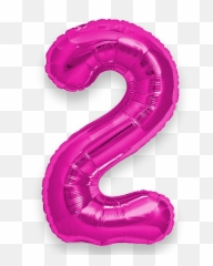 Giant Hot Pink - Number 24 Balloons Pink Emoji,Emojis Balloons