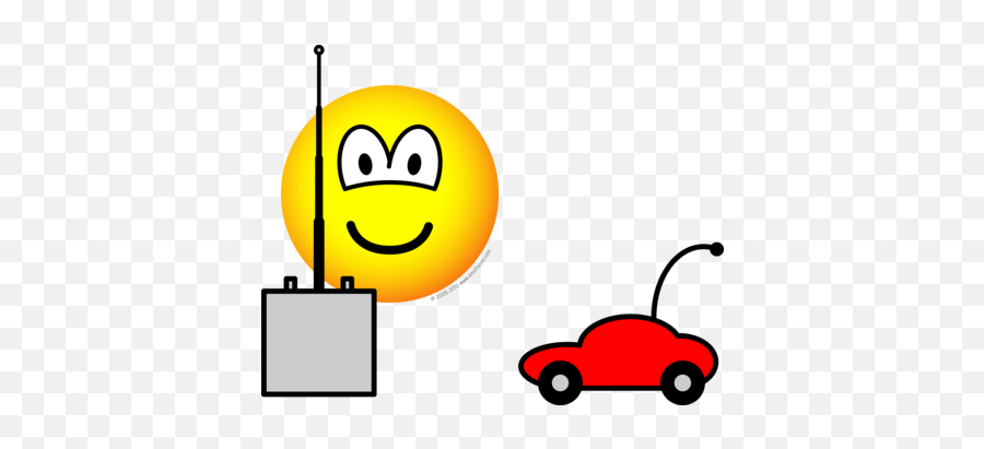 Rc Car Emoticon Remote Control - Smiley Emoji,Car Emoticon