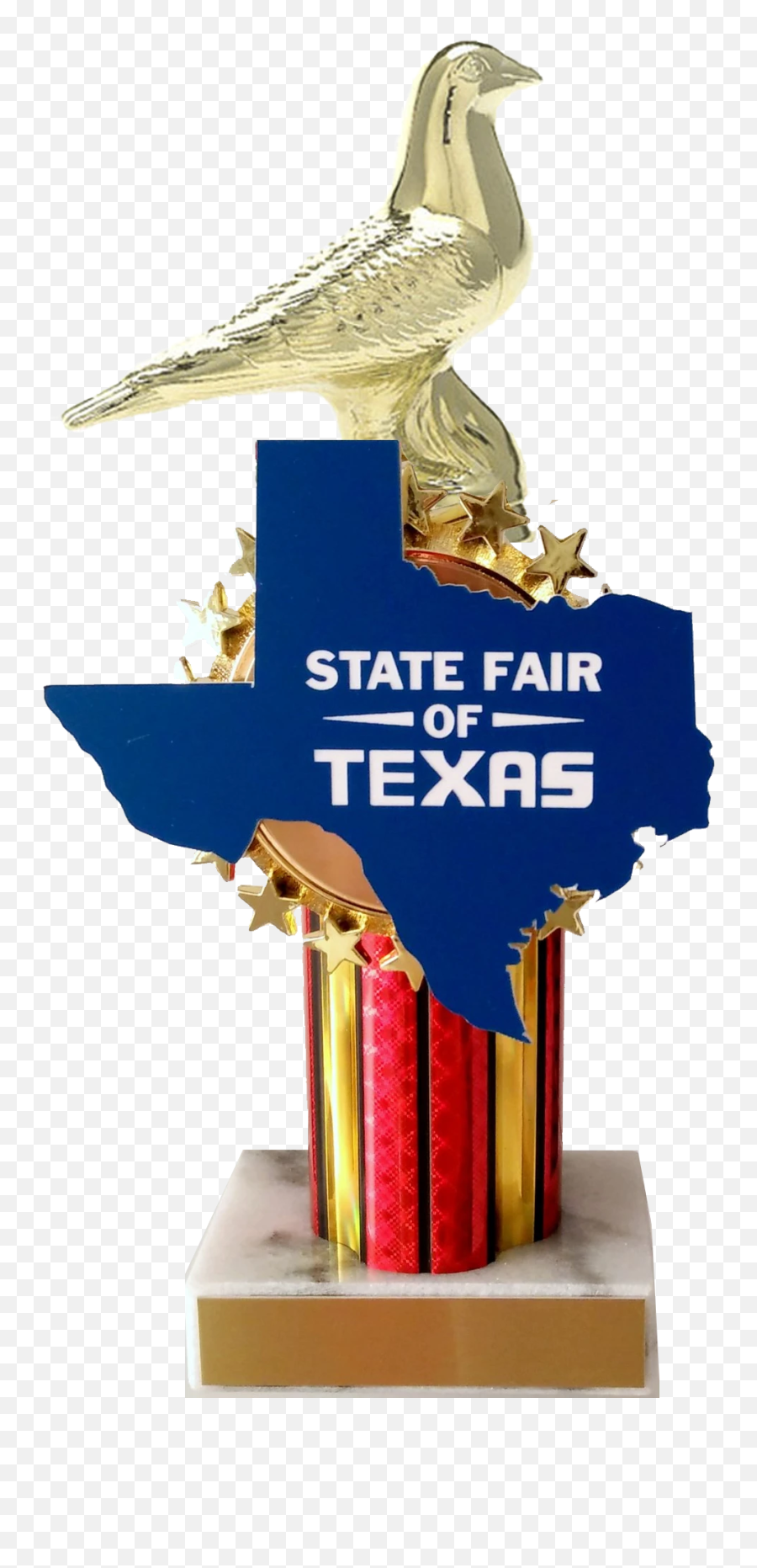 State Fair Pigeon Trophy With State - Award Emoji,Kentucky Derby Emoji