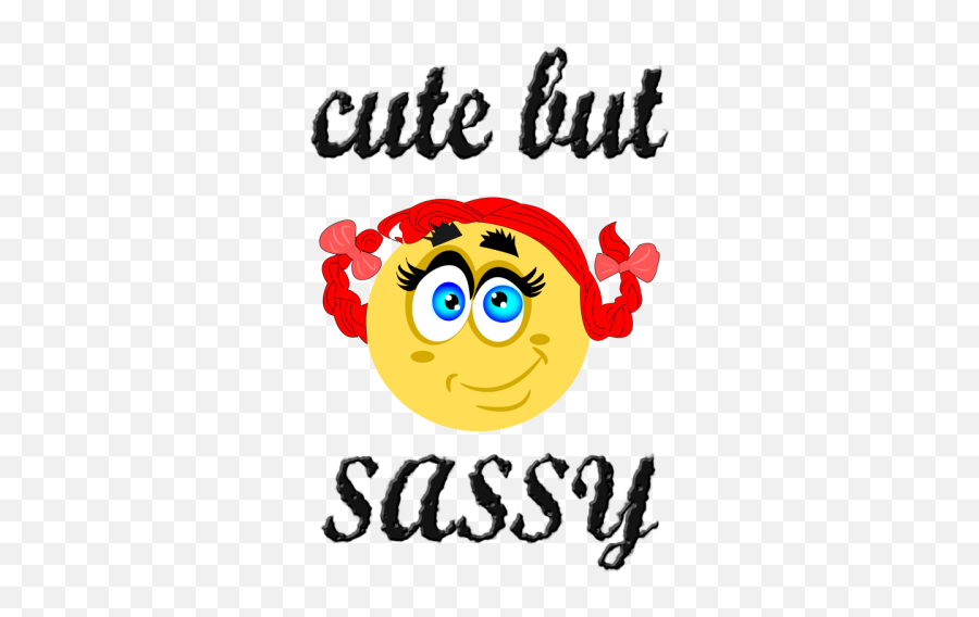Cute But Sassy - Clip Art Emoji,Sassy Emoticon