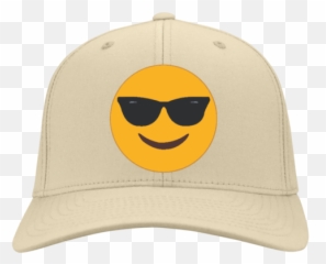 Download Sunglasses Emoji C813 Port Authority Flex Fit Twill - Smiley