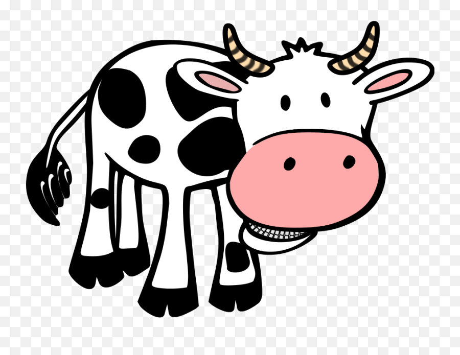 Clip Art Outline Free Clipart Images - Clipart Transparent Cows Emoji,Cow Emoji Text