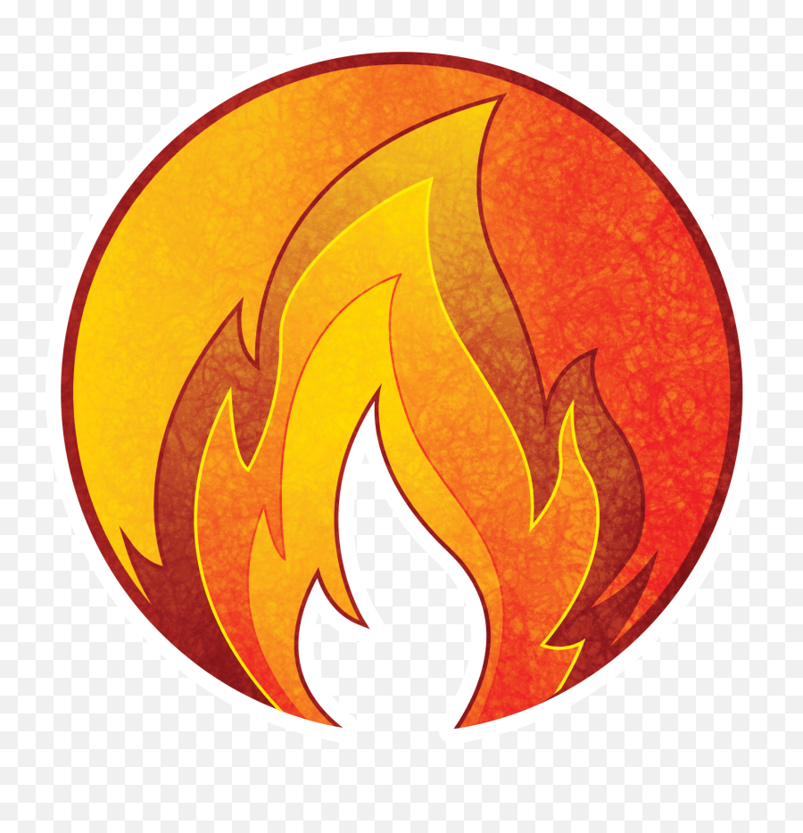 Elements Drawing Fire Transparent Png - Circle Emoji,Fire Emotion