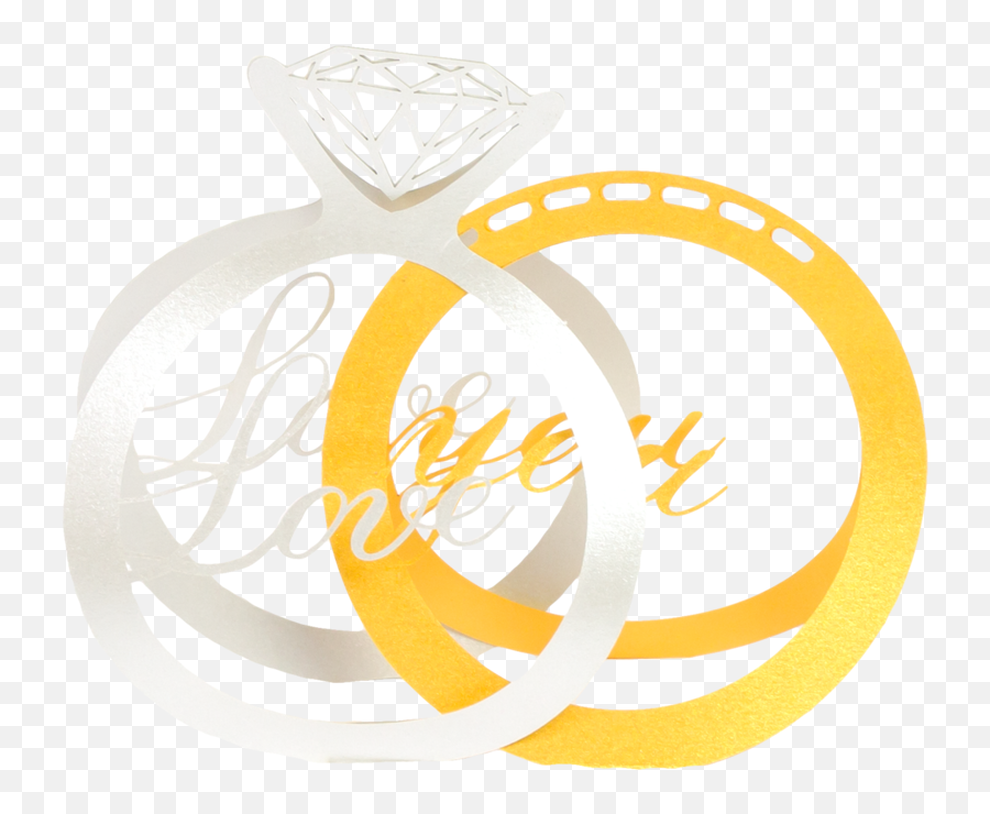 Wedding Ring Pop Up Card - Circle Emoji,Wedding Ring Emoji