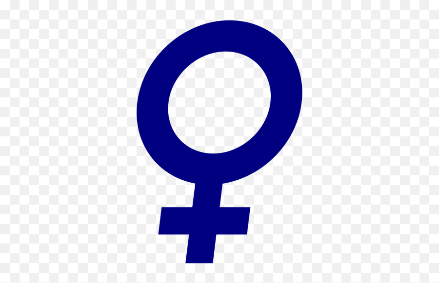 Vector Illustration Of Dark Blue Italic - Purple Female Gender Symbol Emoji,Girl Lightning Emoji