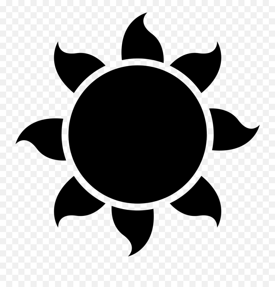 Computer Icons Symbol Moon Clip Art - Sun Vector Png Sun And Moon Png Emoji,Black Sun Emoji