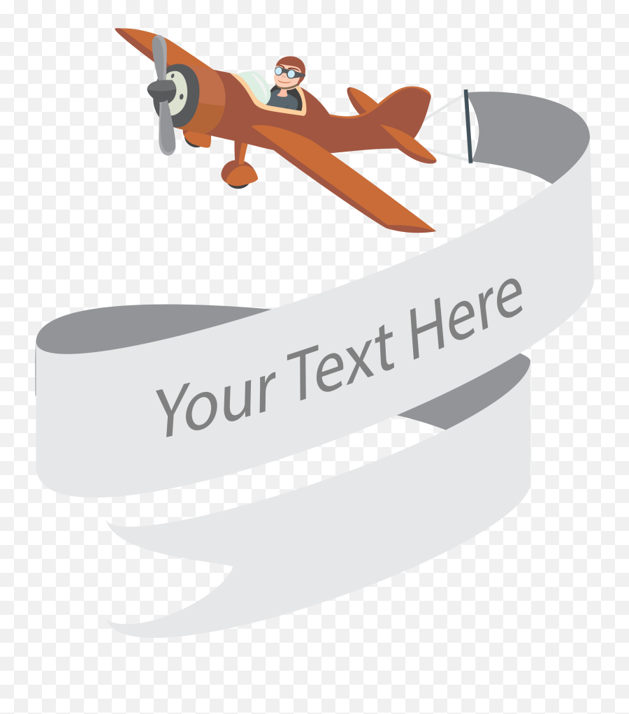 Library Of Plane With Banner Svg Library Stock Png Files - Clipart Plane With Banner Emoji,Plane Emoji Png