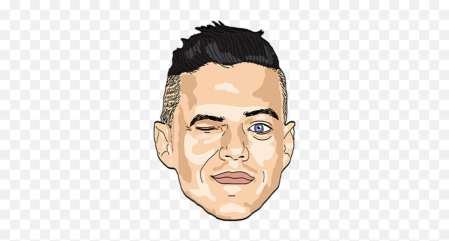 Mr - Illustration Emoji,Mr Robot Emoji