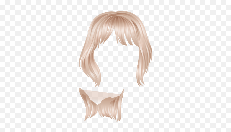 Momio Momiosuomi Png Blonde Hair - Lace Wig Emoji,Blonde Hair Emoji