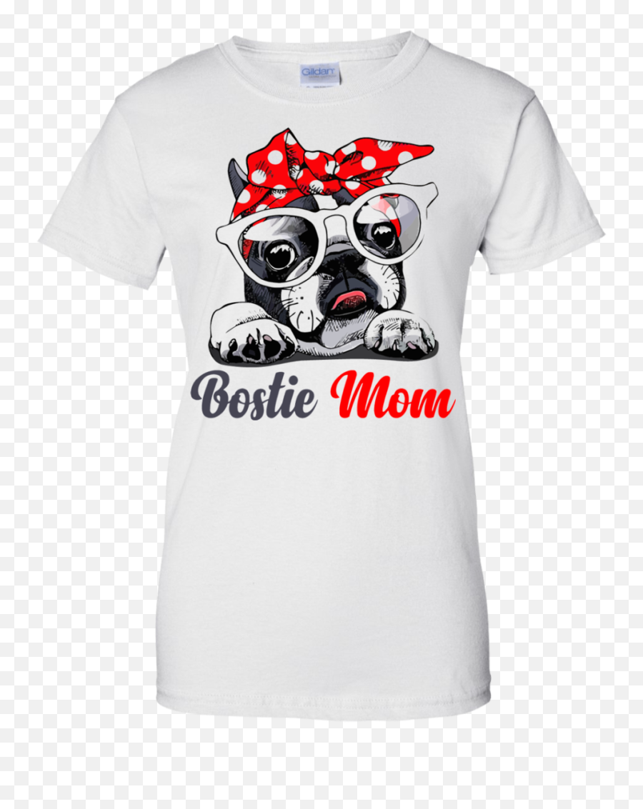Boston Terrier Mom Tee Shirt - T Shirt With Boston Terrier Emoji,French Bulldog Emoji