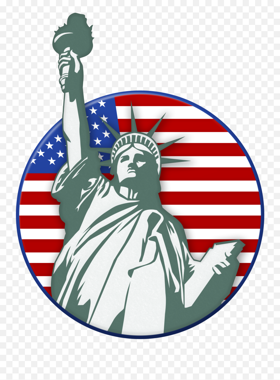 Of Liberty Usa Stamp Png Clip Art Image - Usa Statue Of Liberty Png Emoji,Liberty Emoji