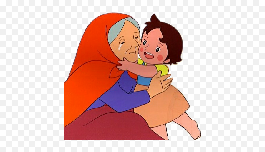 Heidi Grandmother - Sticker By Daniela Teixeira Cartoon Emoji,Emoji Grandmother