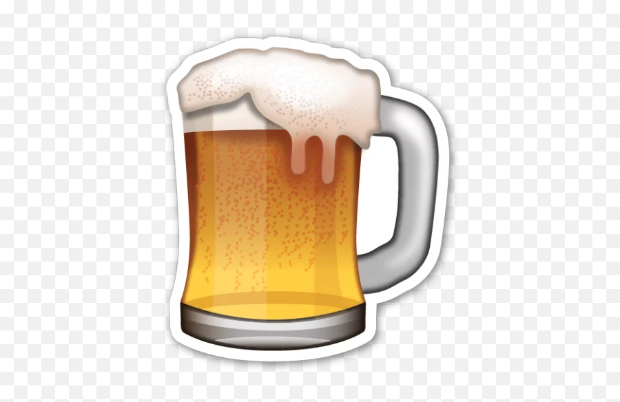 Emoji V3 2 Stickers For Telegram - Emoji Beer Png,Bear Heart Beer Cigarette Emoji