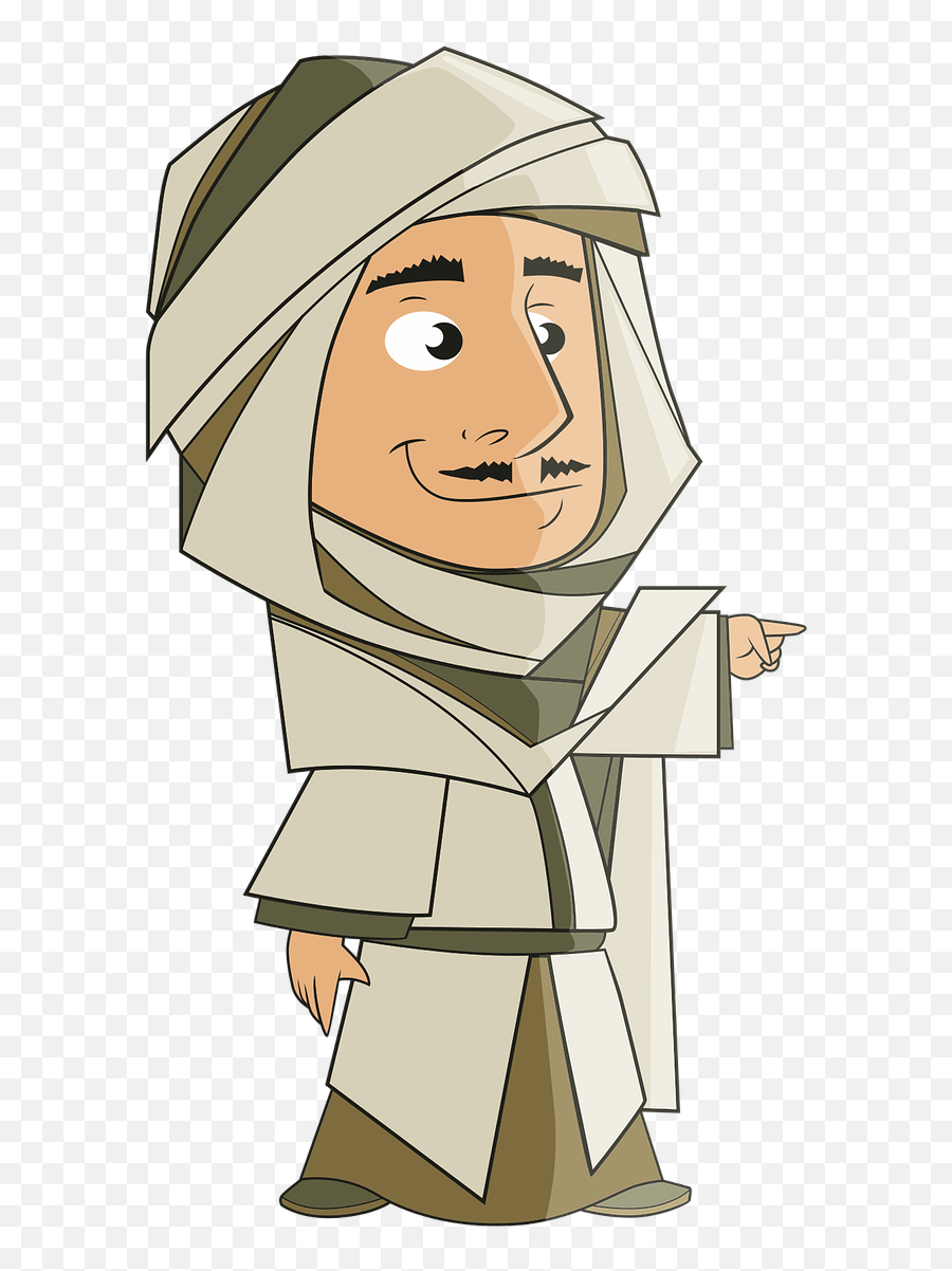 Arabic Cartoon Png U0026 Free Arabic Cartoonpng Transparent - Arabic Man Cartoon Png Emoji,Man With Turban Emoji