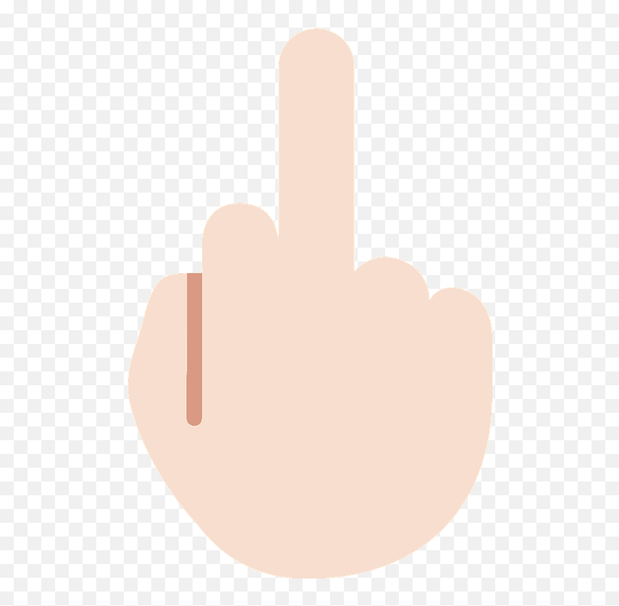 Middle Finger Emoji Clipart - Emoji Del Dedo Del Medio,Emoji Finger