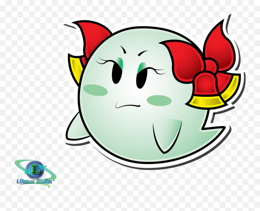 Lady Bow - Cute Lady Bow Paper Mario Emoji,Bow Emoticon