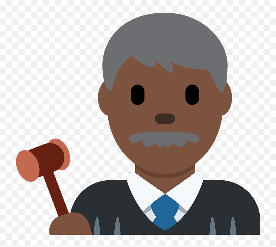Man Judge Emoji Clipart - Clip Art,Justice Emoji