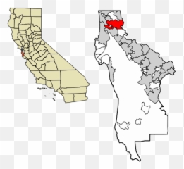 San Mateo County California - Lathrop On Map Emoji