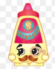 Shopkins Characters - Shopkins Colonel Mustard Emoji,Mustard Emoji