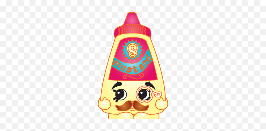 Shopkins Characters - Shopkins Colonel Mustard Emoji,Mustard Emoji