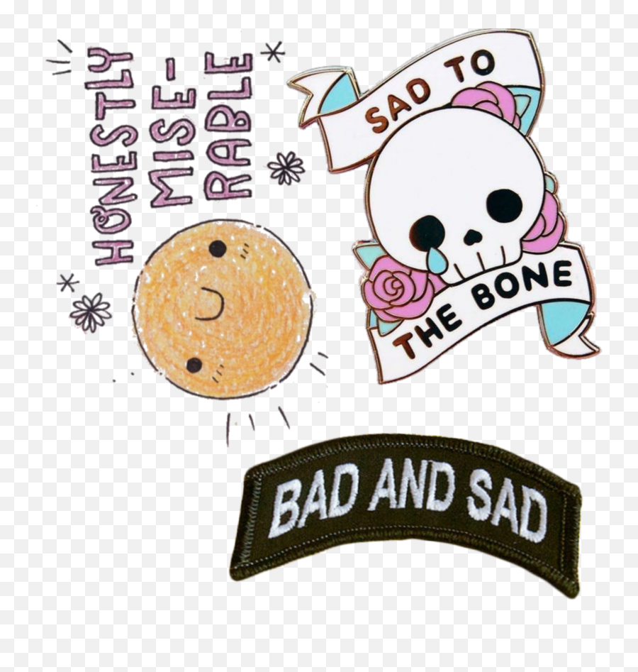 Sad Miserable Bad - Grunge Transparent Png Stickers Emoji,Miserable Emoji