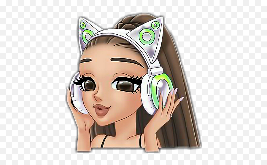 Arimoji Arianagrande Ariana Grande Ari - Ariana Grande Cat Headphones Emoji,Ariana Grande Emojis