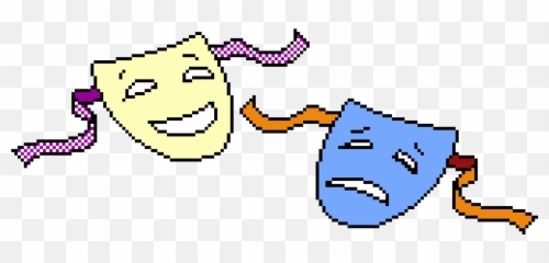 Art Area Text Png Clipart - Sock And Buskin Emoji,Comedy Tragedy Emoji