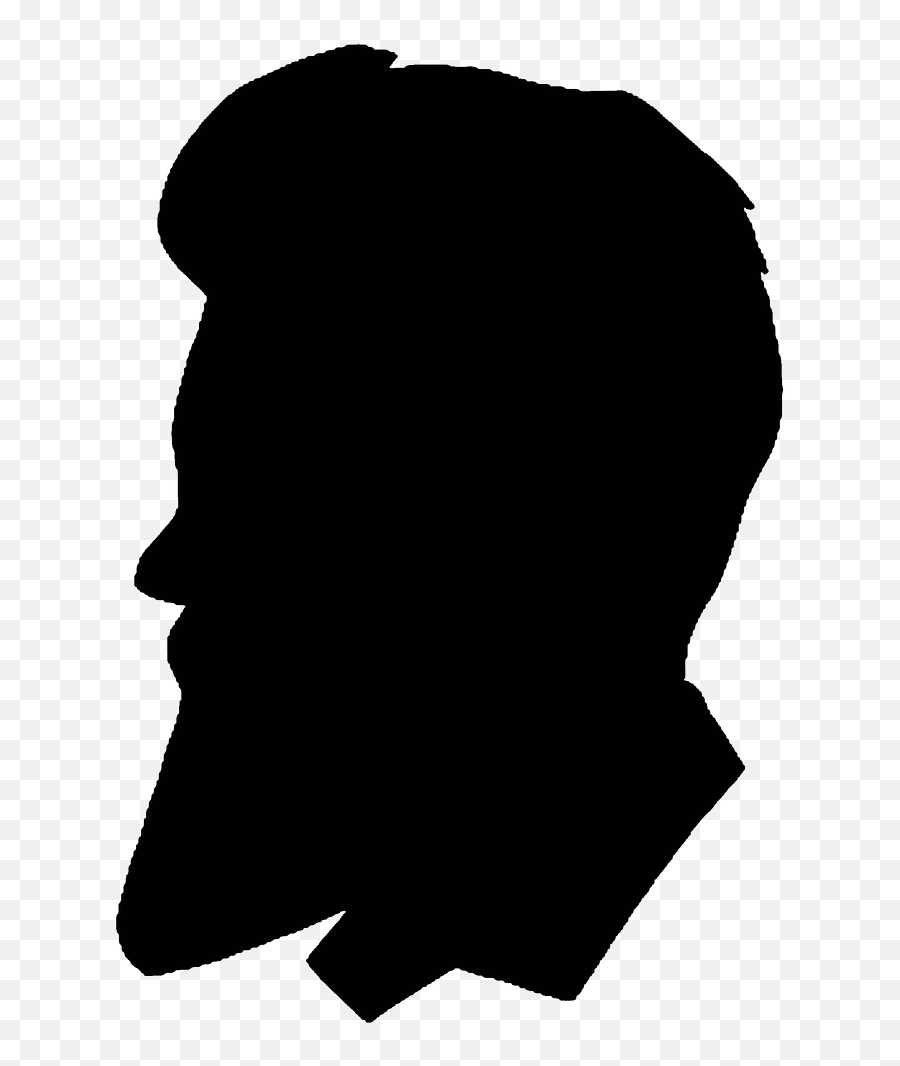 Keywords Men Beard Hipster - Silhouette Of Man With Beard Emoji,Adults Only Emoji Free
