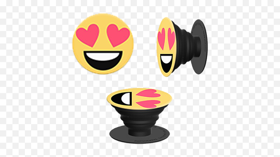 Heart Shaped Emoji Logo Popsocket For Device - Emoji Faces On Pop Socket,Shade Emoji