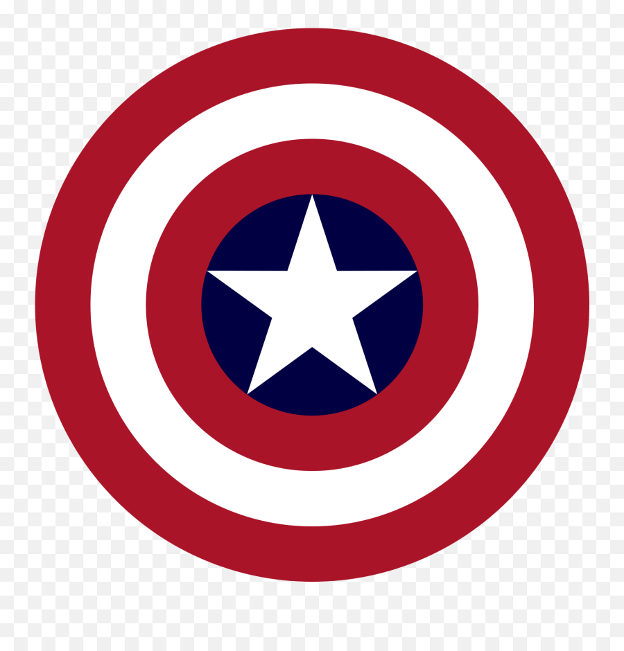 Sign Svg Captain America Transparent - Captain America Logo Png Emoji,Captain America Shield Emoji